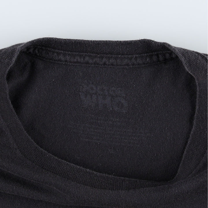 DOCTOR WHO Movie T-Shirt (Men's XL equivalent) unclear black type Vintage Second Hand