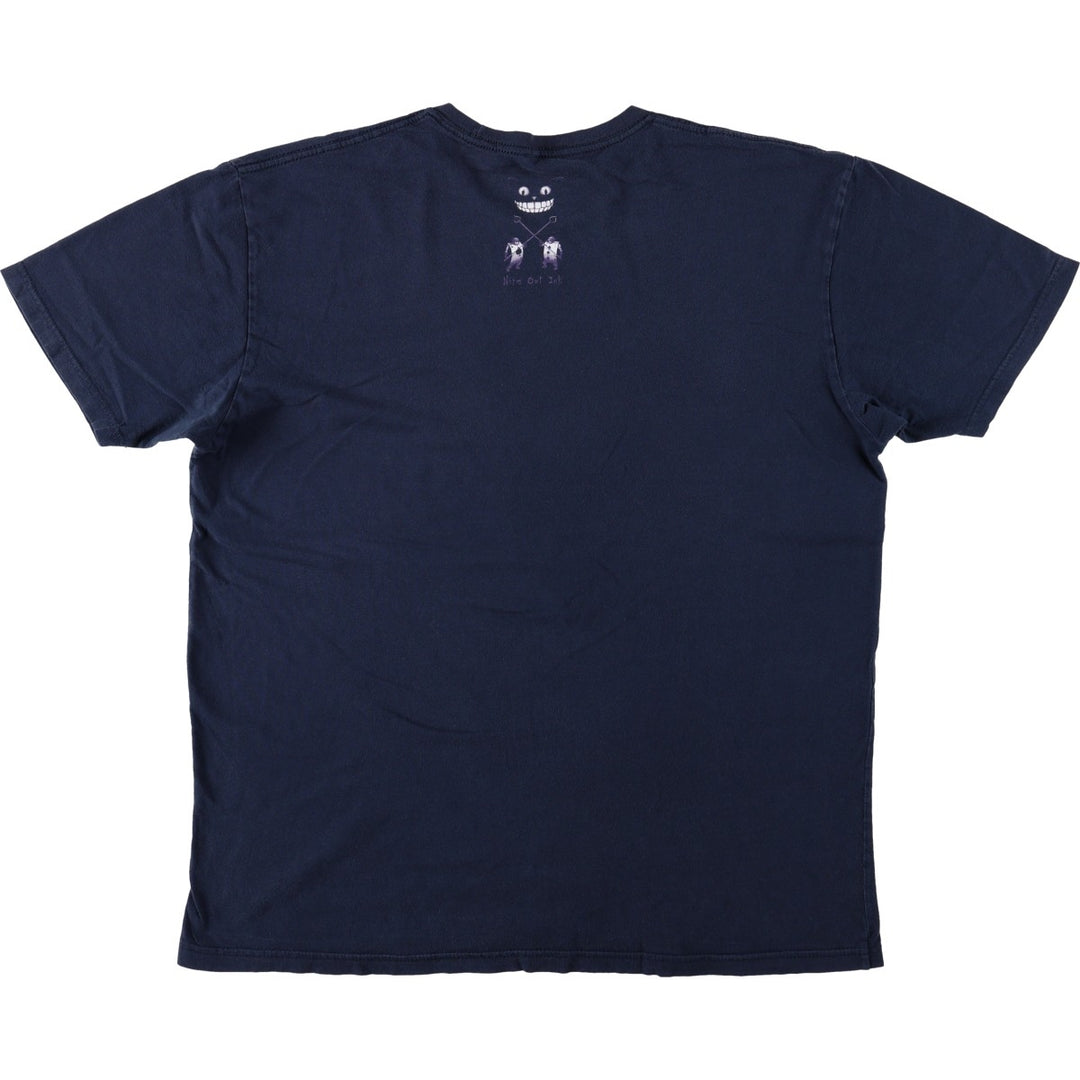 Alice in Wonderland Absalom Movie T-Shirt (Men's Size L) unclear navy blue type Vintage Second Hand