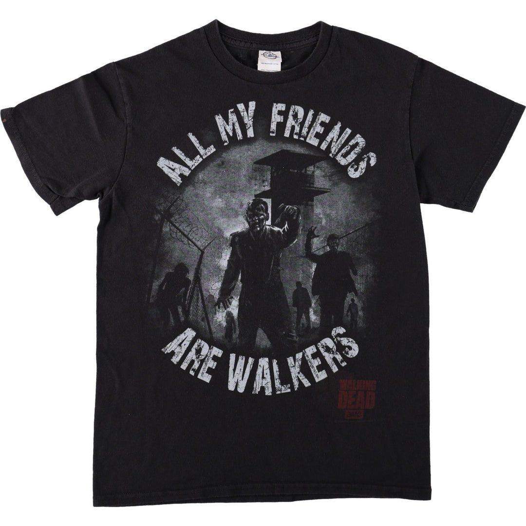 Delta THE WALKING DEAD Movie T-Shirt (Men's Size S) cotton black type Vintage Second Hand