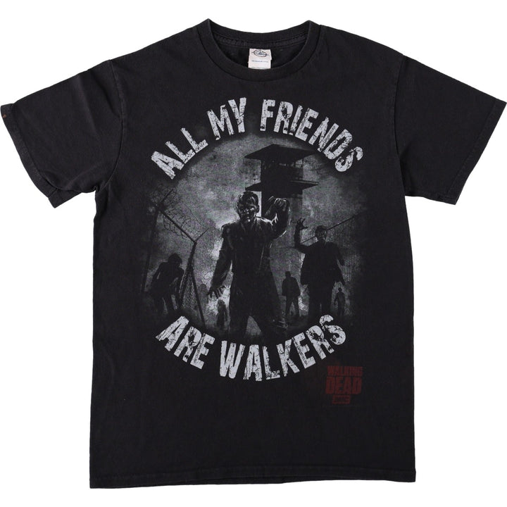 Delta THE WALKING DEAD Movie T-Shirt (Men's Size S) cotton black type Vintage Second Hand