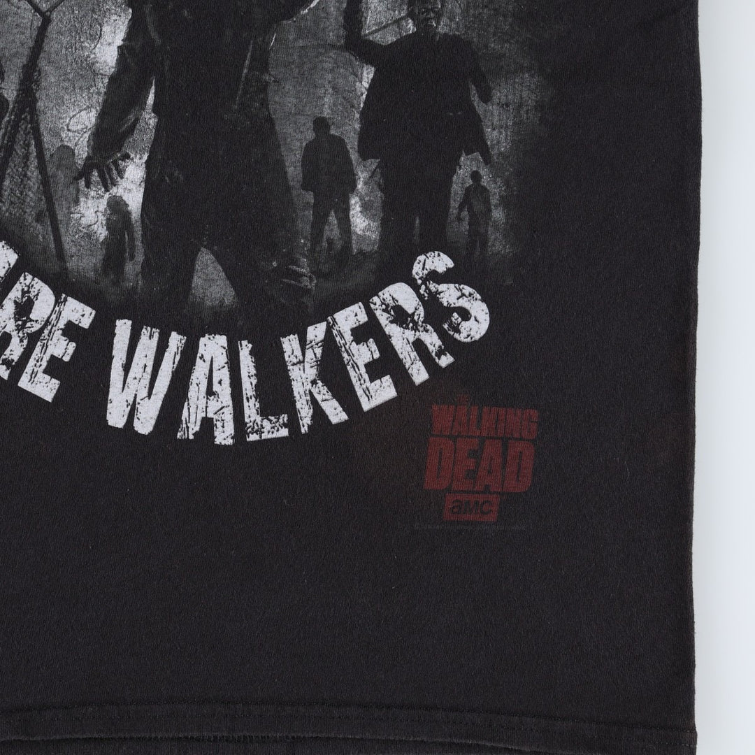Delta THE WALKING DEAD Movie T-Shirt (Men's Size S) cotton black type Vintage Second Hand