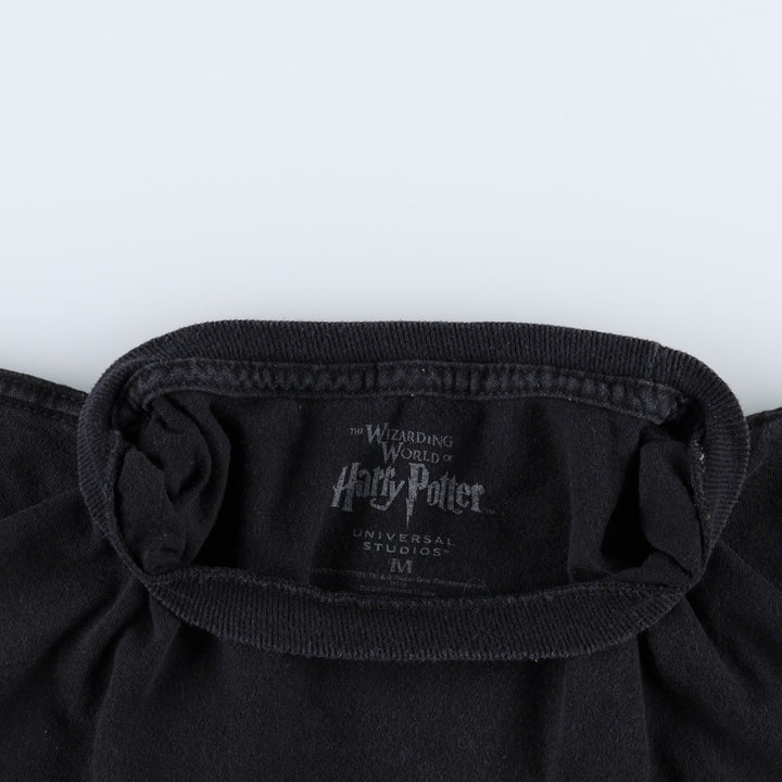 Universal Studios Harry Potter Movie T-shirt (Men's Size M) cotton black type Vintage Second Hand