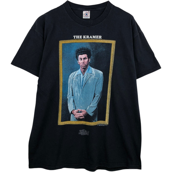 DELTA SEINFELD Movie T-Shirt (Men's XL equivalent) cotton black type Vintage Second Hand