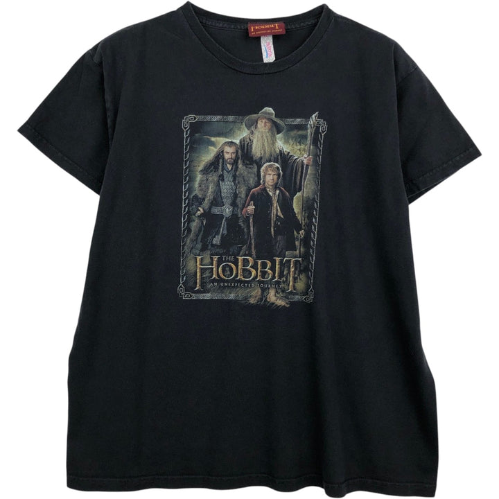 ALSTYLE HOBBIT Movie T-Shirt (Men's Size L) cotton black type Vintage Second Hand