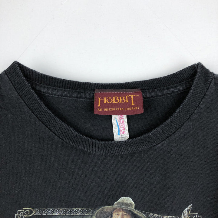 ALSTYLE HOBBIT Movie T-Shirt (Men's Size L) cotton black type Vintage Second Hand