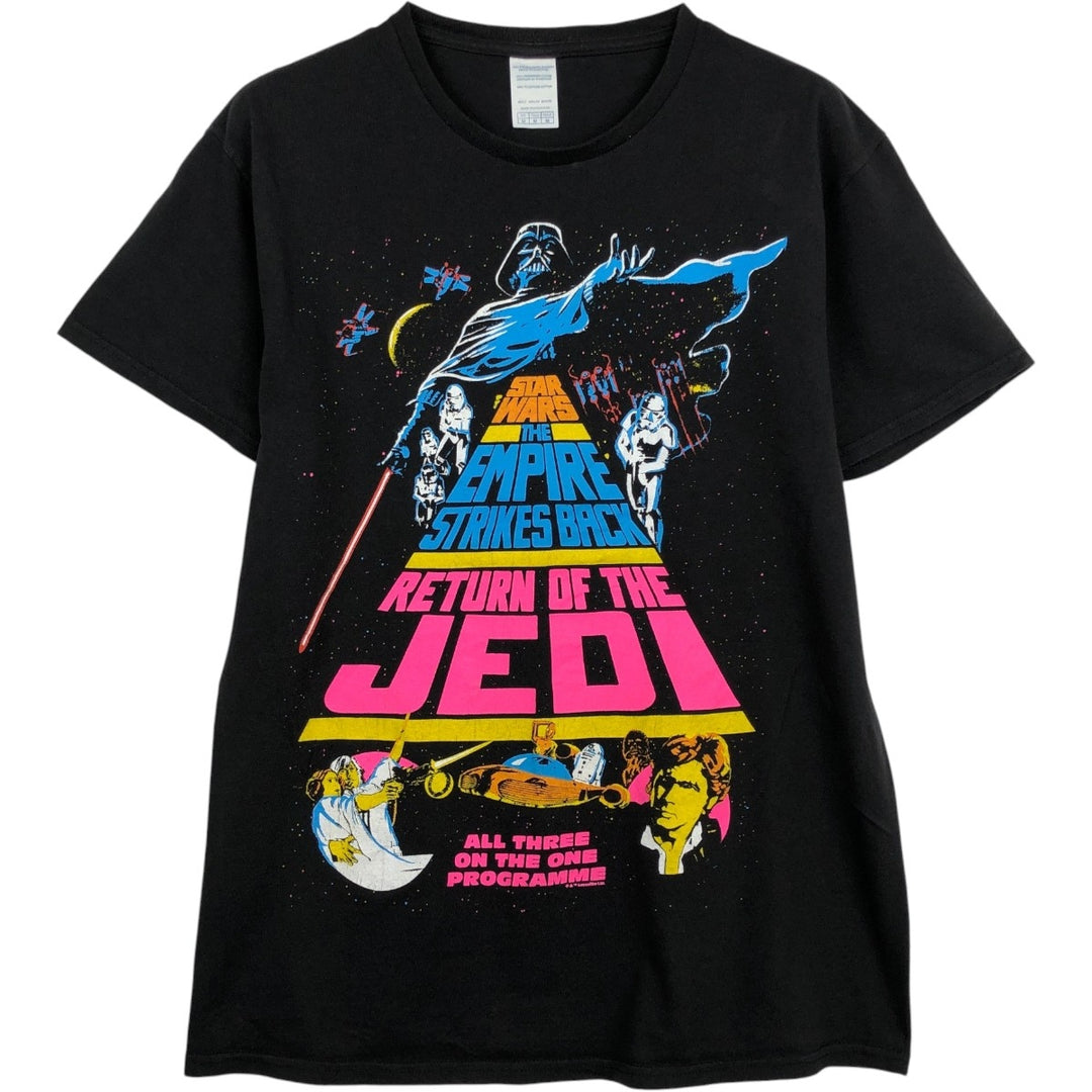STAR WARS Darth Vader Movie T-Shirt, Men's Size Medium cotton black type Vintage Second Hand