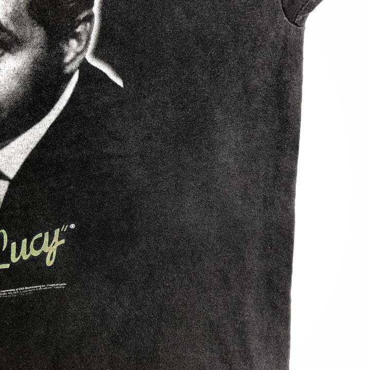 I Love Lucy Movie T-Shirt (Men's XL equivalent) unclear black type Vintage Second Hand