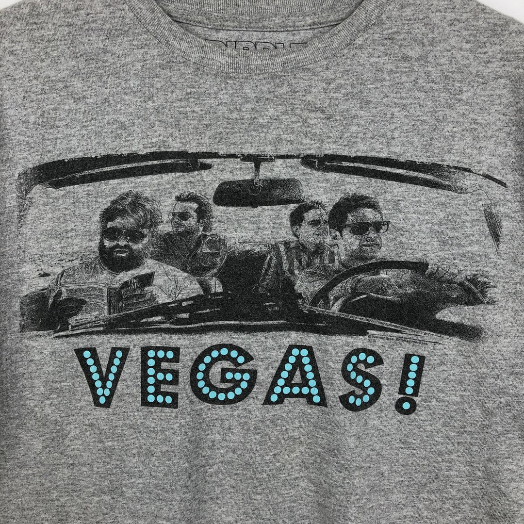 HANGOVER Movie T-Shirt (Men's Size L) cotton gray type Vintage Second Hand