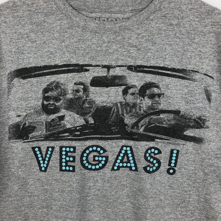HANGOVER Movie T-Shirt (Men's Size L) cotton gray type Vintage Second Hand