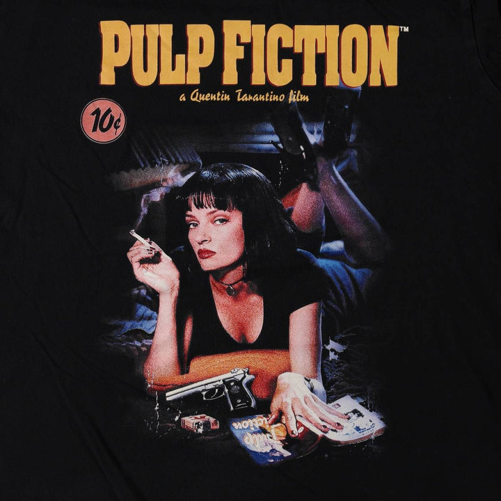 PULP FICTION Pulp Fiction Movie T-shirt Men's S size cotton black type Vintage Second Hand