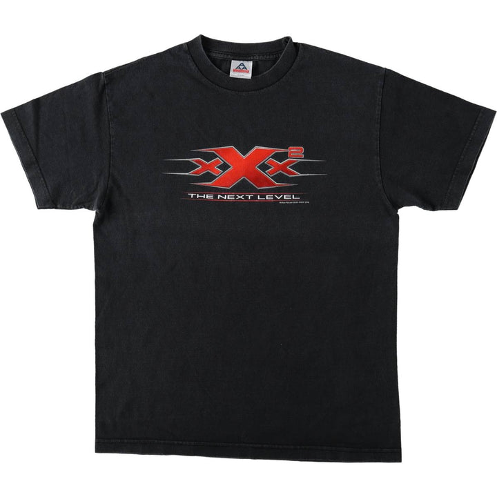 2000'S ALSTYLE XXX THE NEXT LEVEL Movie T-shirt, Made in USA, Men's Size M (approx.) cotton black type Vintage Second Hand