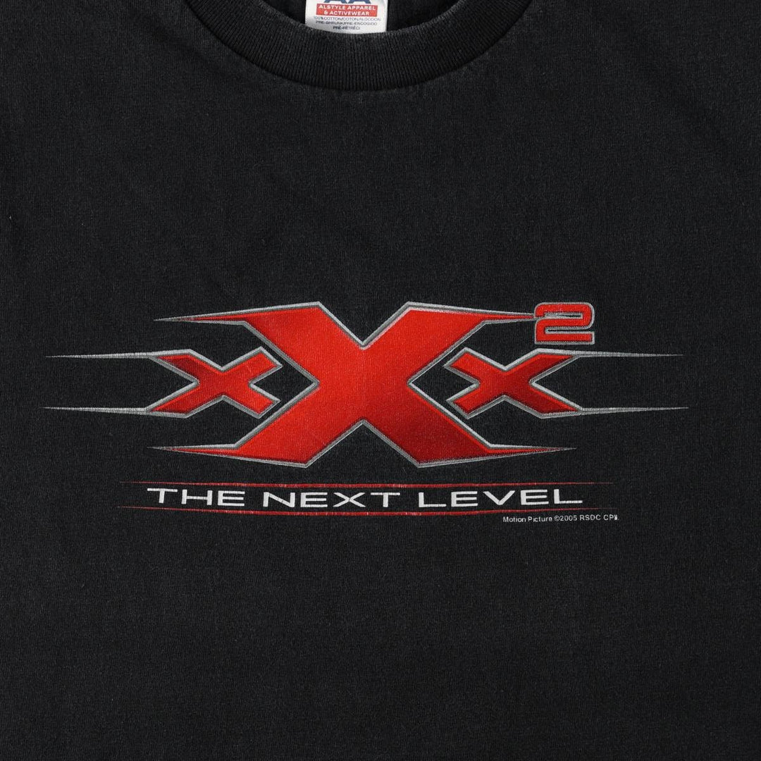 2000'S ALSTYLE XXX THE NEXT LEVEL Movie T-shirt, Made in USA, Men's Size M (approx.) cotton black type Vintage Second Hand