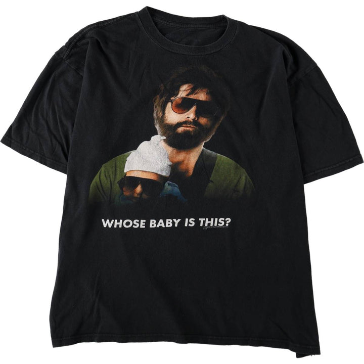 HANGOVER Movie T-Shirt (Men's XL equivalent) unclear black type Vintage Second Hand