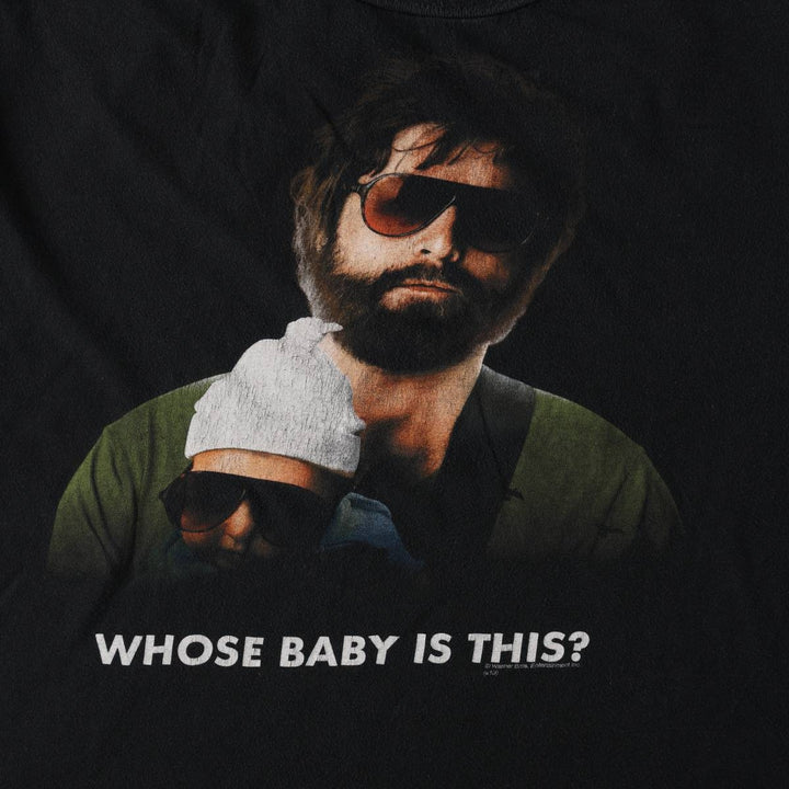 HANGOVER Movie T-Shirt (Men's XL equivalent) unclear black type Vintage Second Hand