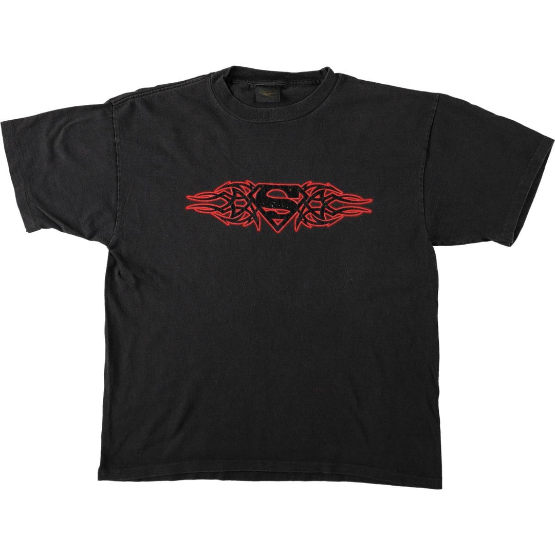 Changes SUPERMAN Movie T-Shirt, Made in USA, Men's Size L cotton black type Vintage Second Hand