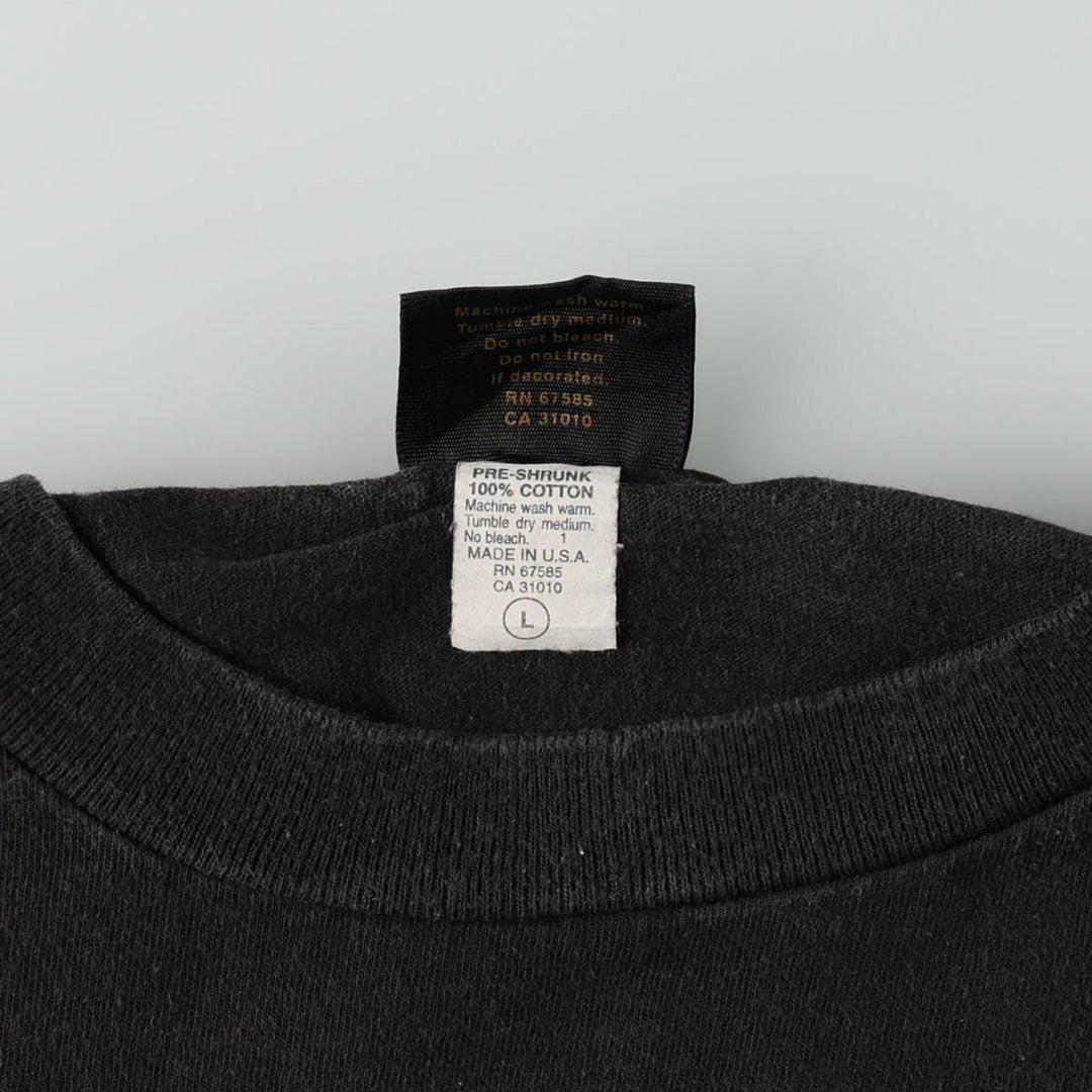 Changes SUPERMAN Movie T-Shirt, Made in USA, Men's Size L cotton black type Vintage Second Hand