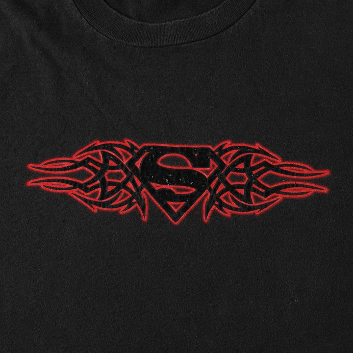 Changes SUPERMAN Movie T-Shirt, Made in USA, Men's Size L cotton black type Vintage Second Hand
