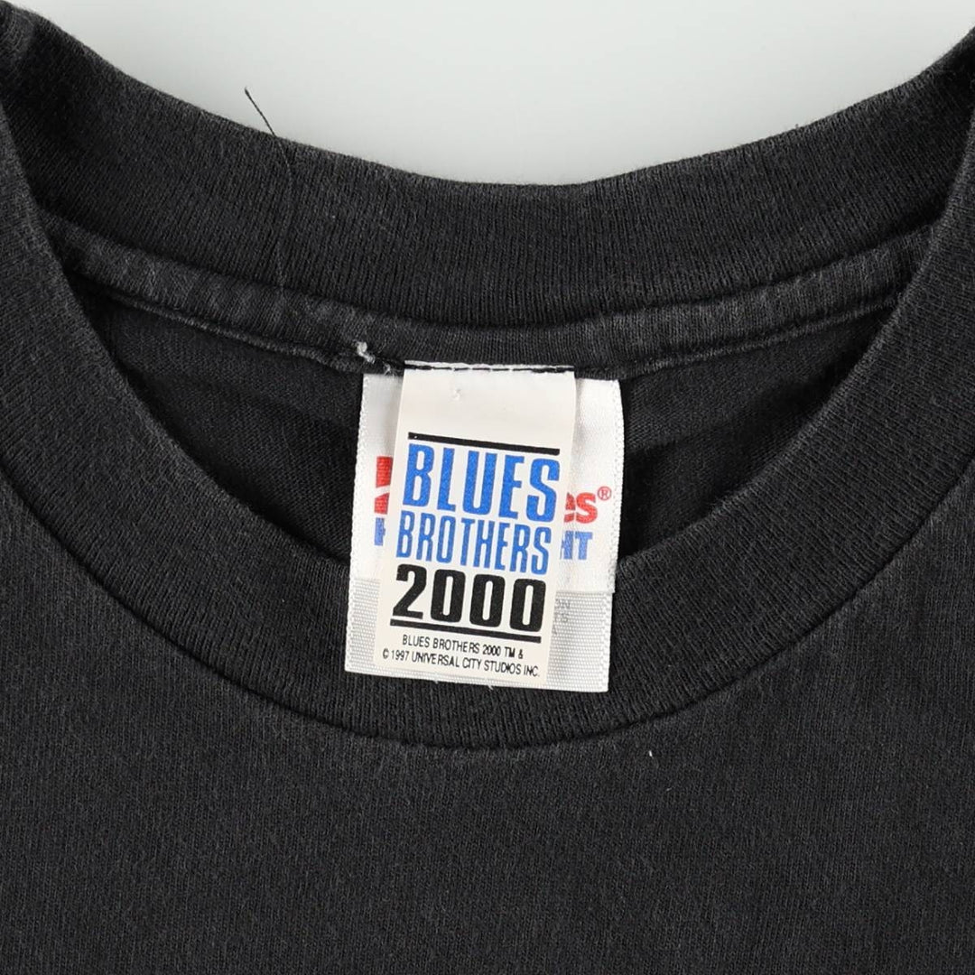 90'S Hanes Heavyweight Blues Brothers 2000 Movie T-Shirt, Made in Canada, Men's Size M (approx.), Vintage cotton black type Vintage Second Hand