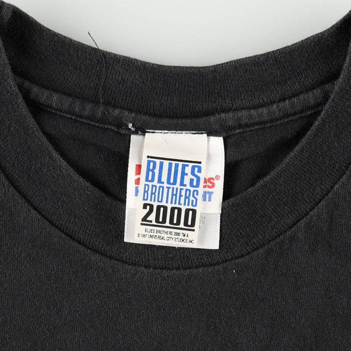 90'S Hanes Heavyweight Blues Brothers 2000 Movie T-Shirt, Made in Canada, Men's Size M (approx.), Vintage cotton black type Vintage Second Hand