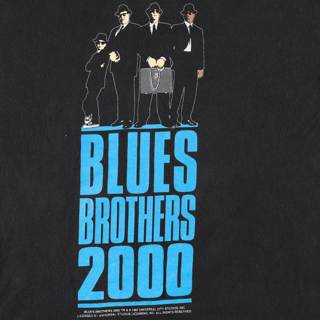 90'S Hanes Heavyweight Blues Brothers 2000 Movie T-Shirt, Made in Canada, Men's Size M (approx.), Vintage cotton black type Vintage Second Hand