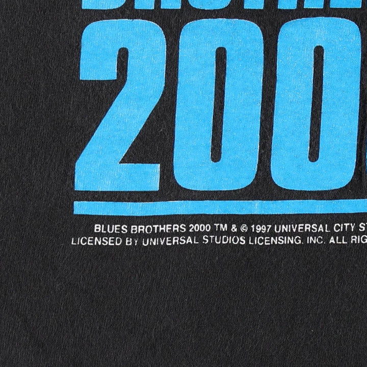 90'S Hanes Heavyweight Blues Brothers 2000 Movie T-Shirt, Made in Canada, Men's Size M (approx.), Vintage cotton black type Vintage Second Hand