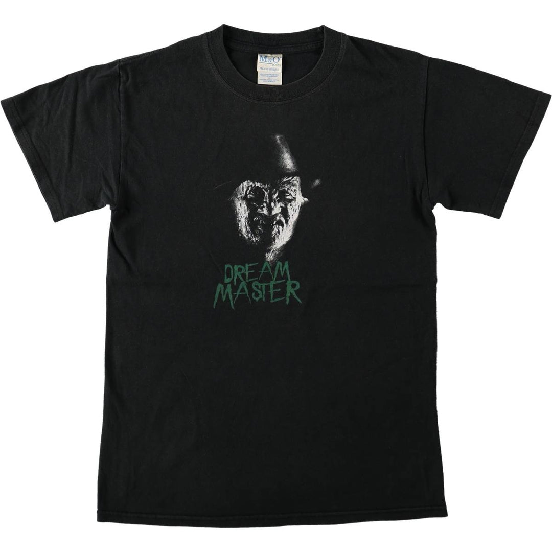 M&O A NIGHTMARE ON ELM STREET Freddy Krueger Movie T-Shirt (Men's Size S) cotton black type Vintage Second Hand