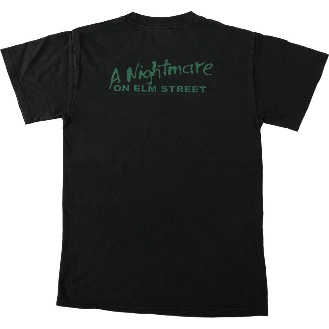 M&O A NIGHTMARE ON ELM STREET Freddy Krueger Movie T-Shirt (Men's Size S) cotton black type Vintage Second Hand