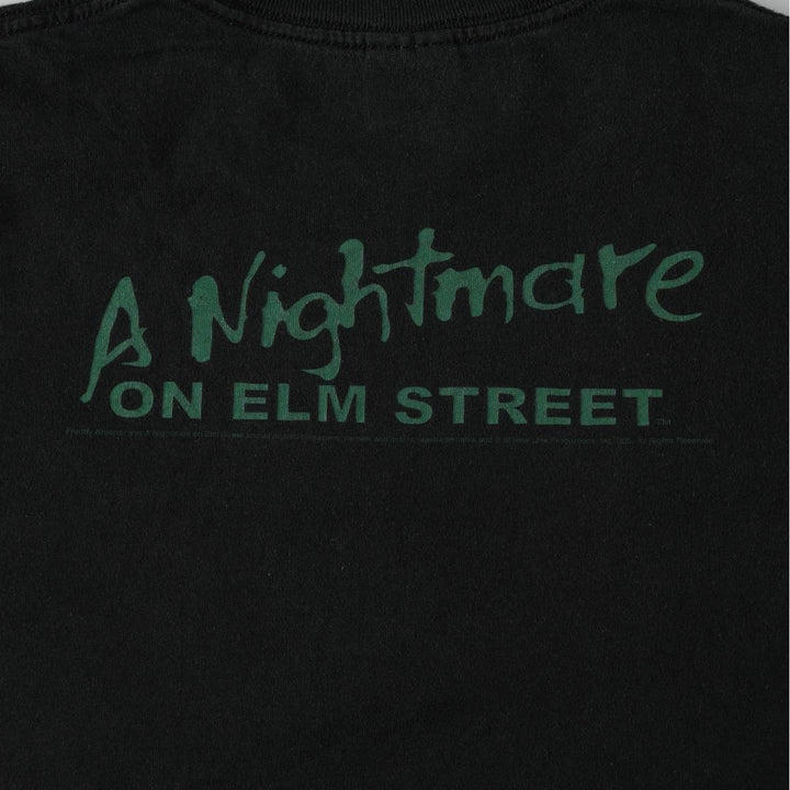 M&O A NIGHTMARE ON ELM STREET Freddy Krueger Movie T-Shirt (Men's Size S) cotton black type Vintage Second Hand