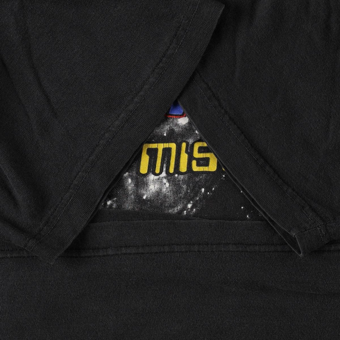 90'S PASS STAR TREK Movie T-Shirt, Made in Canada, Men's Size L (approx.), Vintage cotton black type Vintage Second Hand