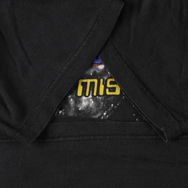 90'S PASS STAR TREK Movie T-Shirt, Made in Canada, Men's Size L (approx.), Vintage cotton black type Vintage Second Hand