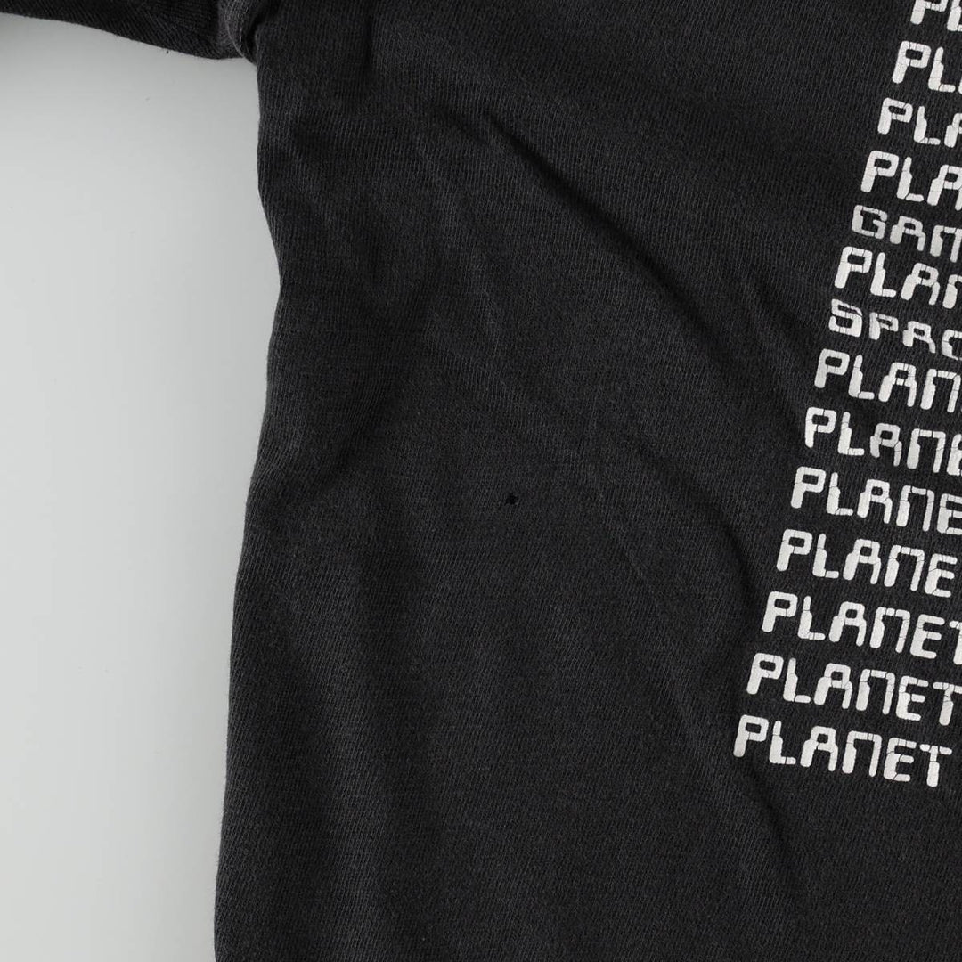 90'S PASS STAR TREK Movie T-Shirt, Made in Canada, Men's Size L (approx.), Vintage cotton black type Vintage Second Hand