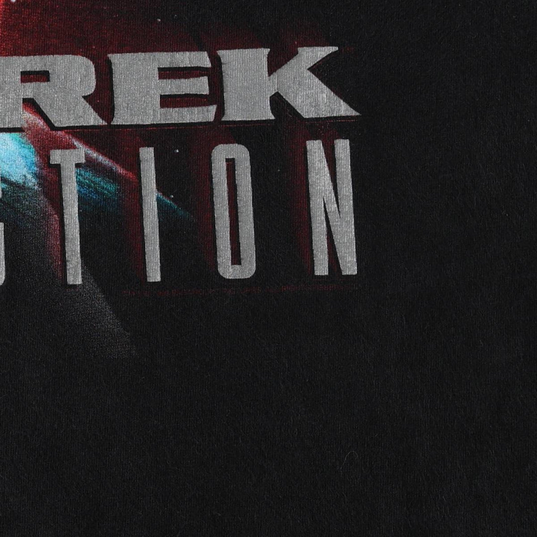 90'S Giant Star Trek Insurrection Movie T-Shirt, Men's XL equivalent, Vintage cotton black type Vintage Second Hand