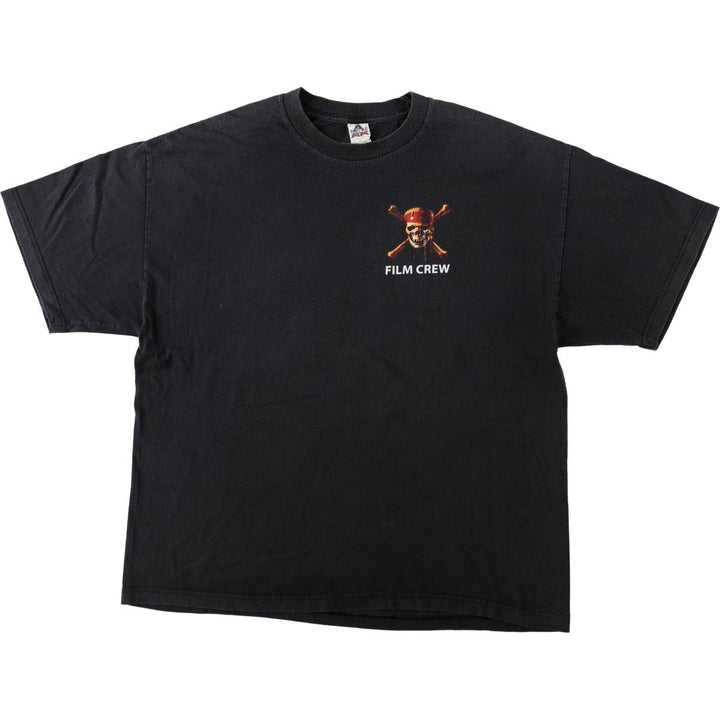ALSTYLE PIRATES OF THE CARIBBEAN Movie T-Shirt (Men's XXL equivalent) cotton black type Vintage Second Hand