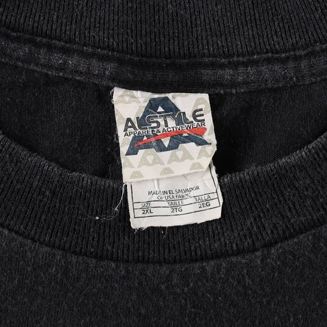 ALSTYLE PIRATES OF THE CARIBBEAN Movie T-Shirt (Men's XXL equivalent) cotton black type Vintage Second Hand