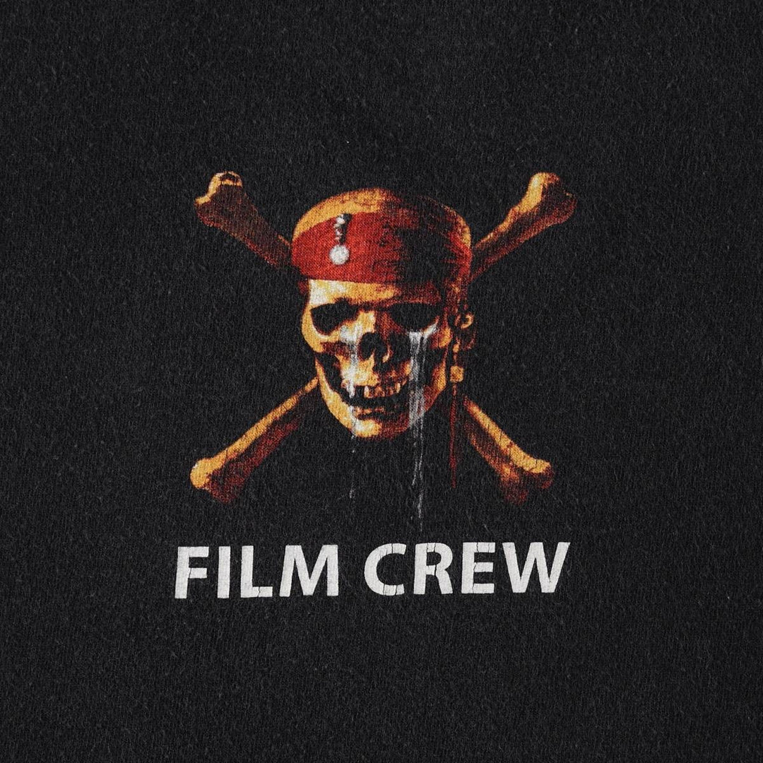 ALSTYLE PIRATES OF THE CARIBBEAN Movie T-Shirt (Men's XXL equivalent) cotton black type Vintage Second Hand