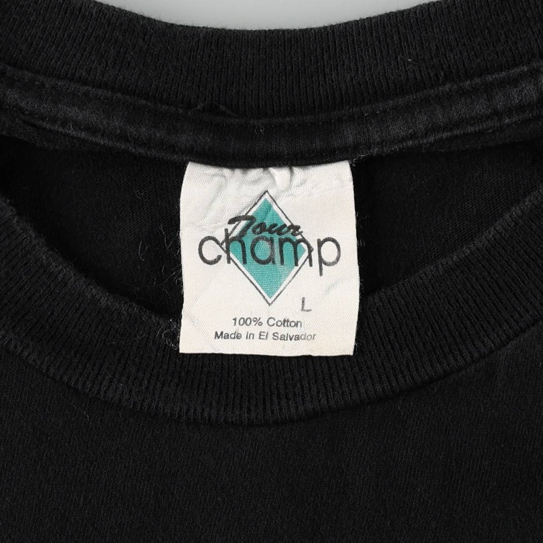 90'S TOUR CHAMP STAR TRECK 30 YEARS Movie T-Shirt, Men's Size L (Equivalent), Vintage cotton black type Vintage Second Hand