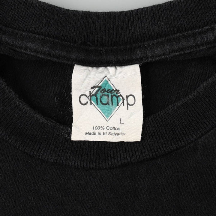 90'S TOUR CHAMP STAR TRECK 30 YEARS Movie T-Shirt, Men's Size L (Equivalent), Vintage cotton black type Vintage Second Hand