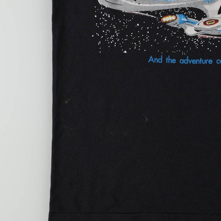 Screen Stars Best Star Trek Movie T-Shirt, Made in USA, Men's Size L (approx.) cotton black type Vintage Second Hand