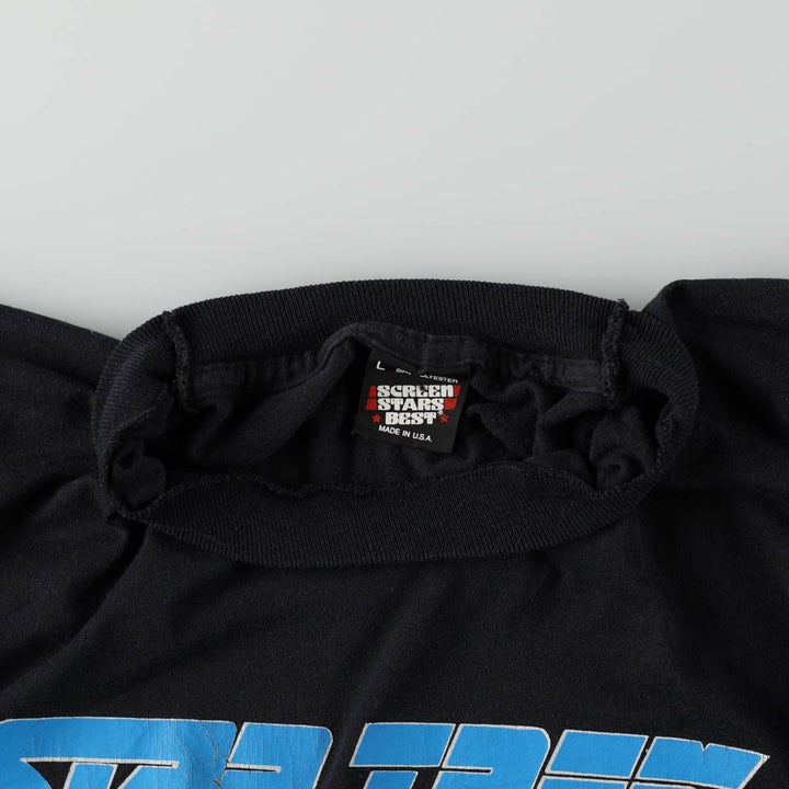 Screen Stars Best Star Trek Movie T-Shirt, Made in USA, Men's Size L (approx.) cotton black type Vintage Second Hand