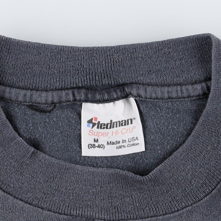 80'S Stedman Wiseguy Movie T-Shirt, Made in USA, Men's Size M (approx.), Vintage cotton Charcoal Vintage Second Hand