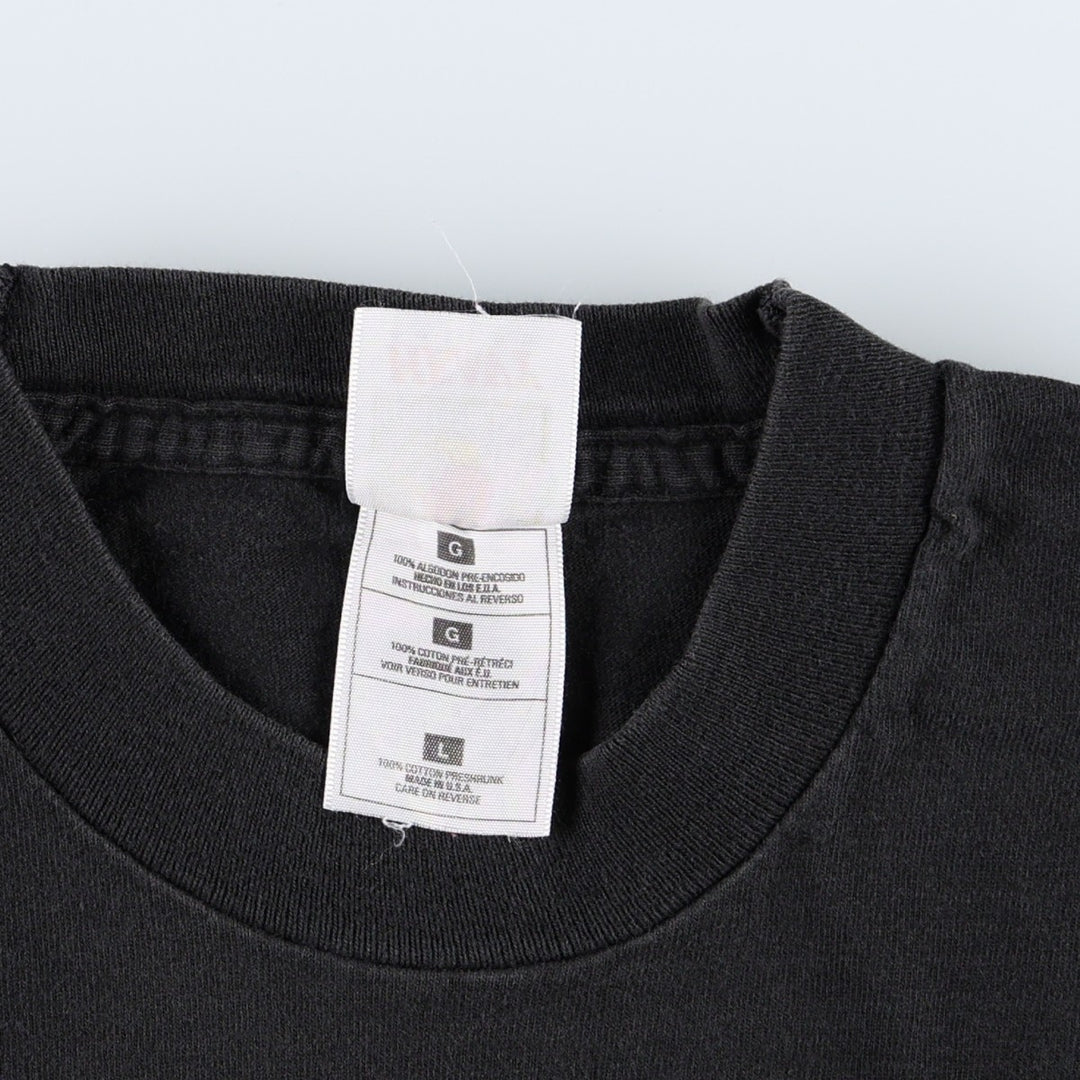 90'S Fruit of the Loom ER (Emergency Room) Movie T-Shirt, Made in USA, Men's Size L (approx.), Vintage cotton black type Vintage Second Hand
