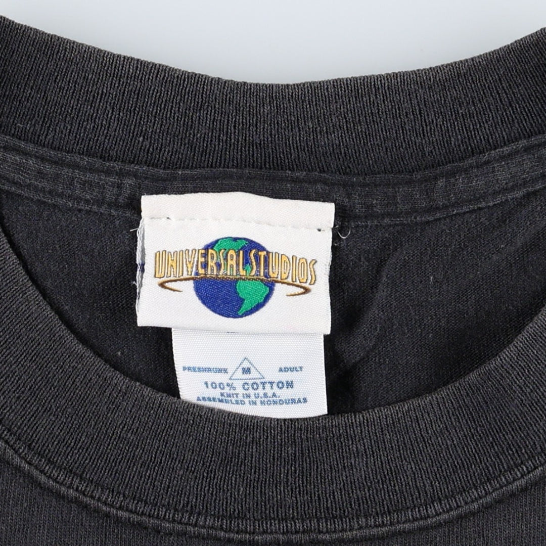 Universal Studios "The Mummy: Revenge of the Mummy" Movie T-shirt (Men's Size M) cotton black type Vintage Second Hand