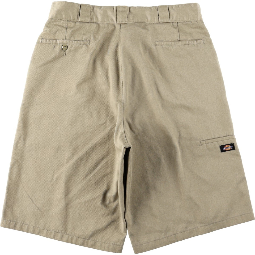 Dickies Loose Fit Work Shorts, Half Pants, Men's, W36 equivalent polyester Beige type Vintage Second Hand