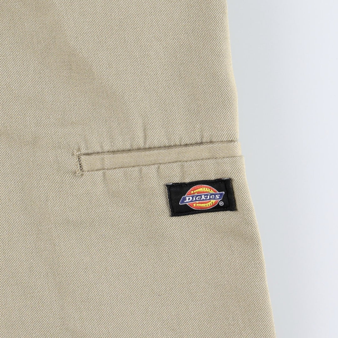 Dickies Loose Fit Work Shorts, Half Pants, Men's, W36 equivalent polyester Beige type Vintage Second Hand