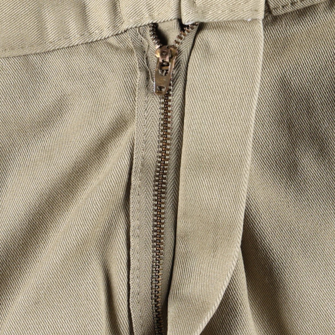 Dickies Loose Fit Work Shorts, Half Pants, Men's, W36 equivalent polyester Beige type Vintage Second Hand