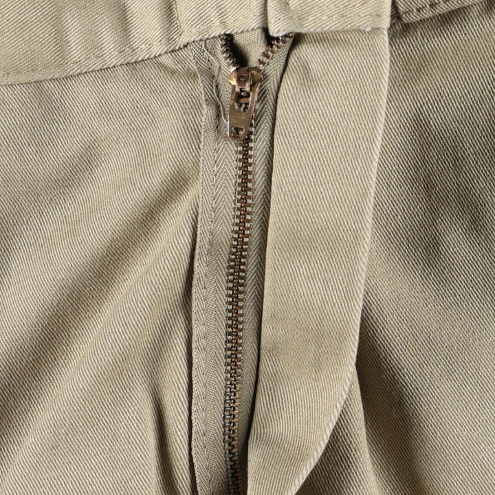 Dickies Loose Fit Work Shorts, Half Pants, Men's, W36 equivalent polyester Beige type Vintage Second Hand