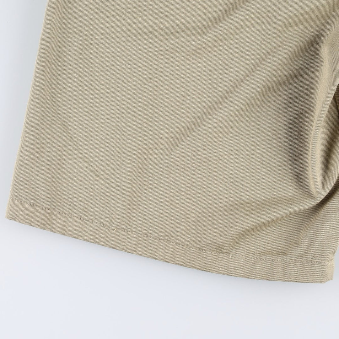 Dickies Loose Fit Work Shorts, Half Pants, Men's, W36 equivalent polyester Beige type Vintage Second Hand