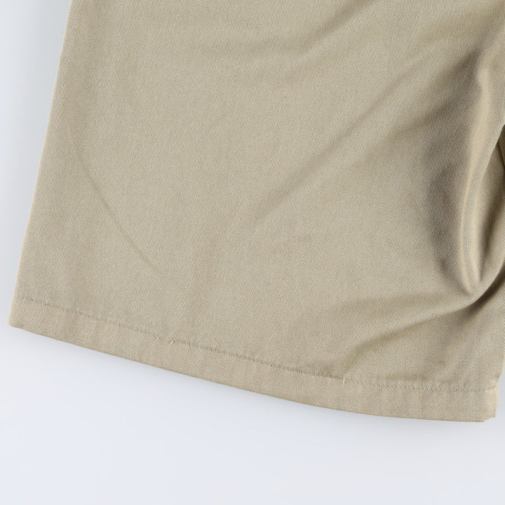 Dickies Loose Fit Work Shorts, Half Pants, Men's, W36 equivalent polyester Beige type Vintage Second Hand