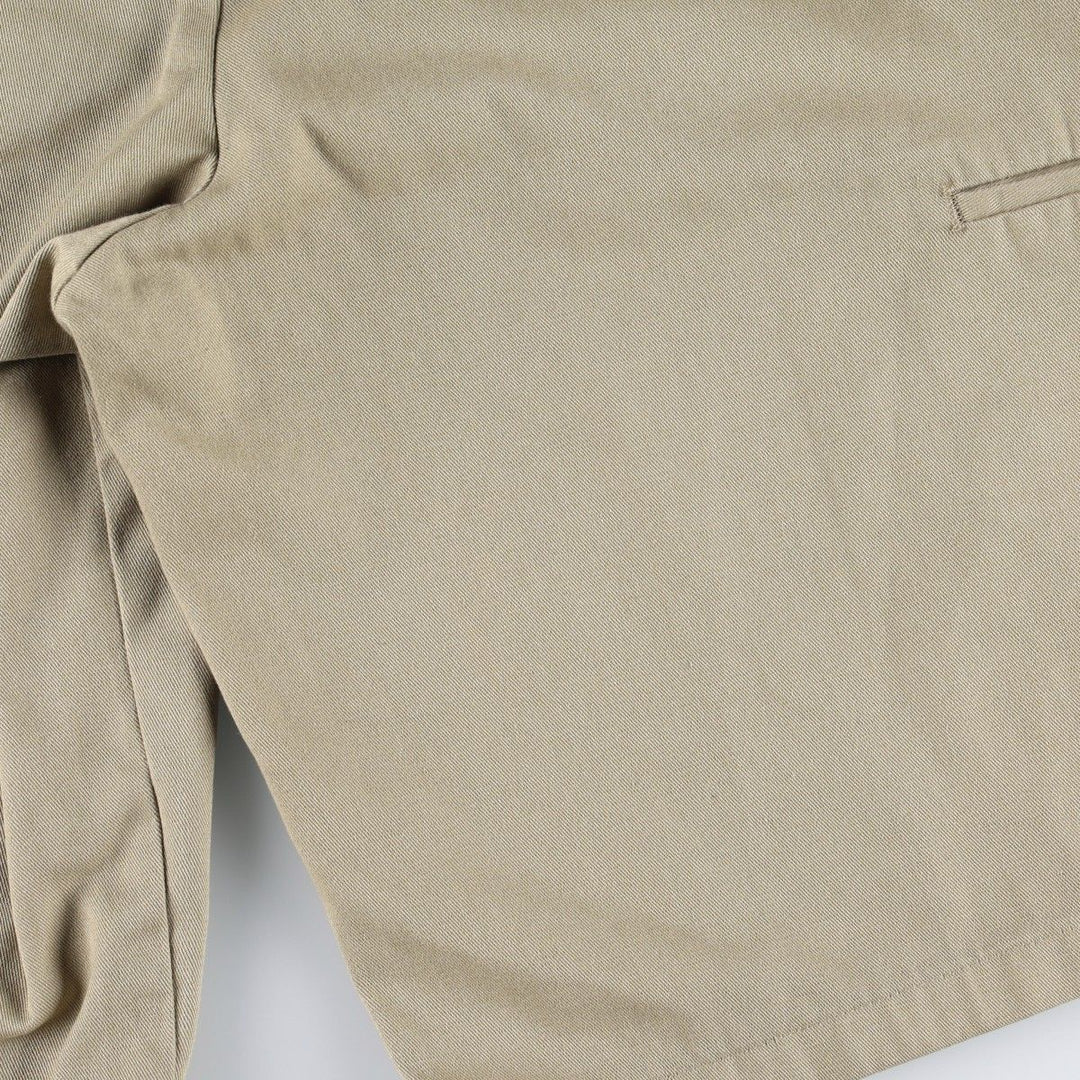 Dickies Loose Fit Work Shorts, Half Pants, Men's, W36 equivalent polyester Beige type Vintage Second Hand