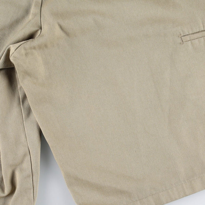 Dickies Loose Fit Work Shorts, Half Pants, Men's, W36 equivalent polyester Beige type Vintage Second Hand